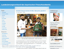 Tablet Screenshot of friseurebayern.com